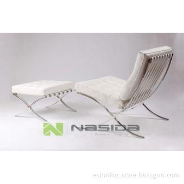 Mies Van Der Rohe Barcelona Lounge Chair and ottoman Genuin